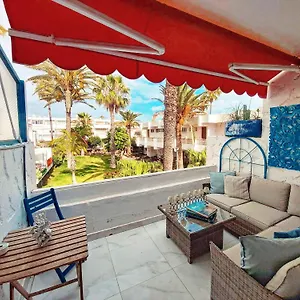 Canarian Blue Tropical Garden View & Pool Apartament